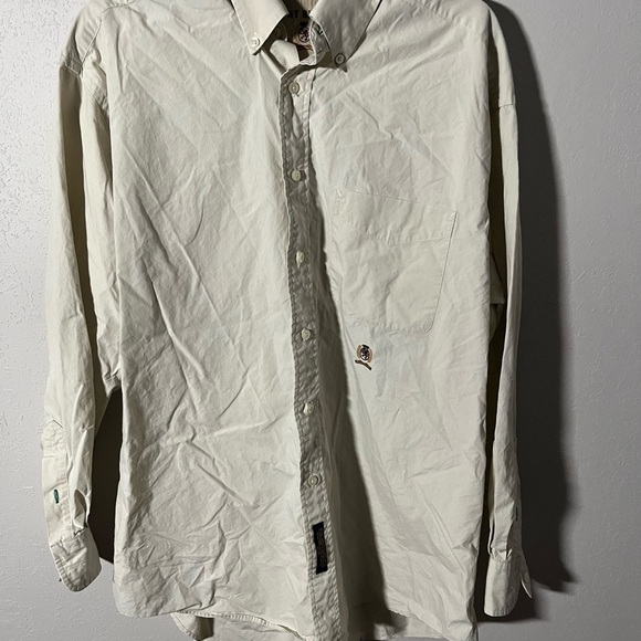 Tommy Hilfiger Other - Men’s Cream Vintage Tommy Hilfiger Long Sleeve Button Up Formal Shirt